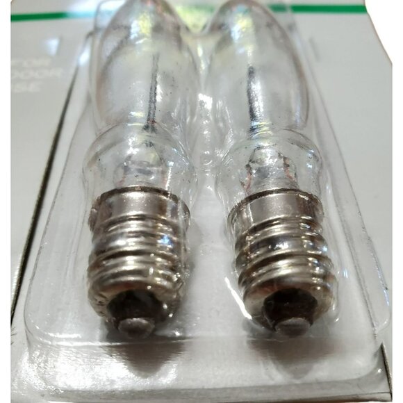 3 New Flicker Flame Bulbs 2 Pk Christmas Replacement 120V Candelabra Base VTG - Picture 4 of 6